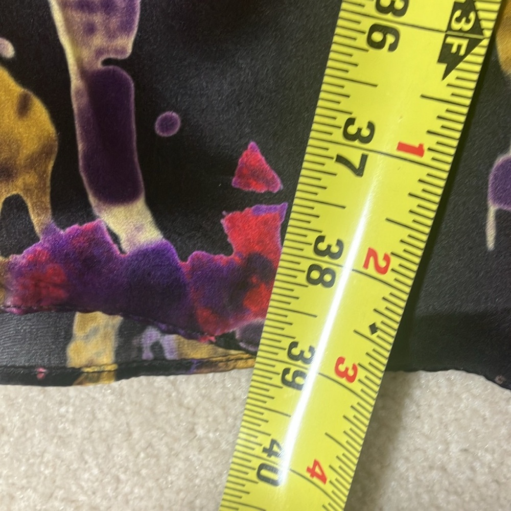 Milly of New York midi fit and flat silk printed dress, size 6 - Picture 10 of 11